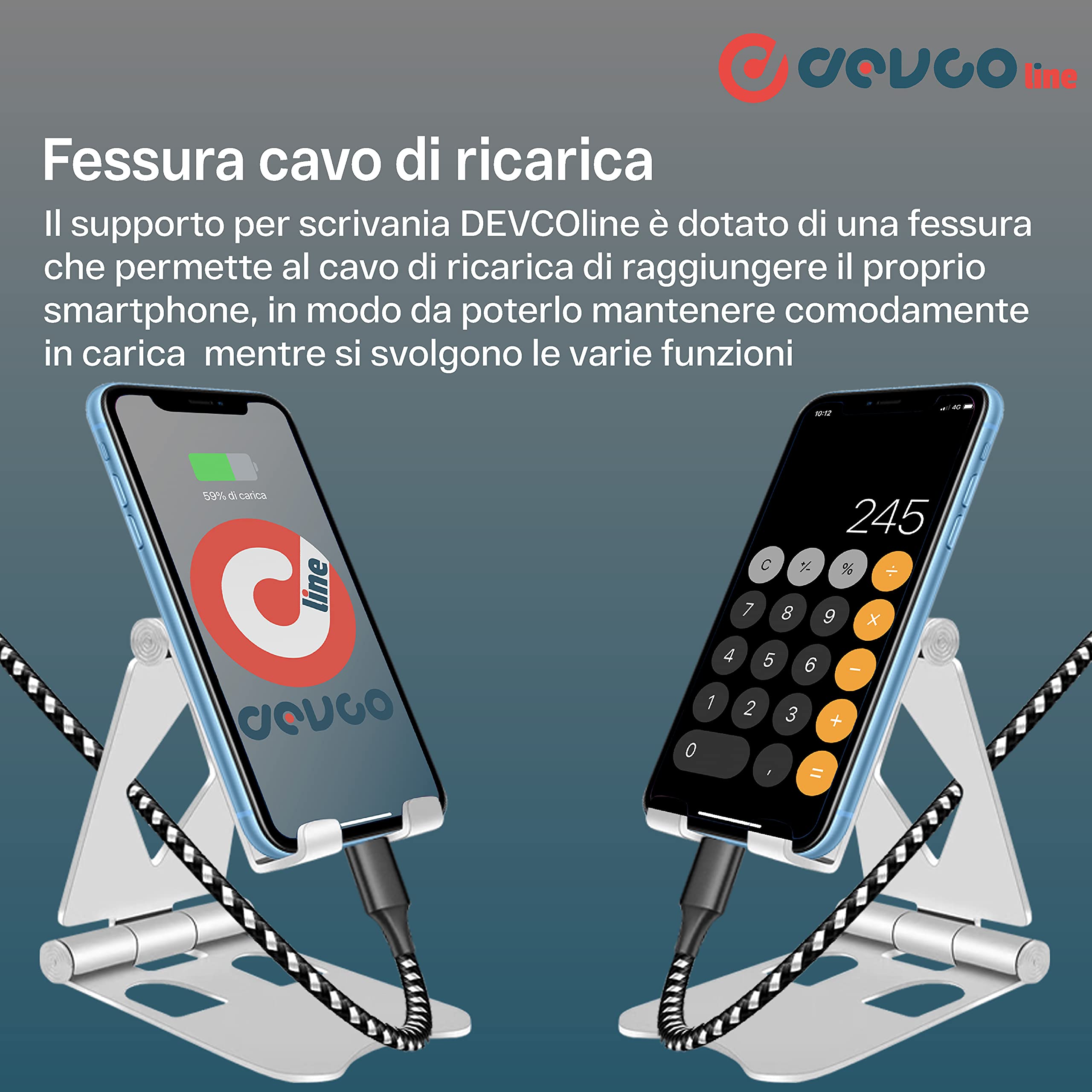 Mini supporto per telefono cellulare da tavolo pieghevole da tavolo supporto regolabile per smartphone/tablet