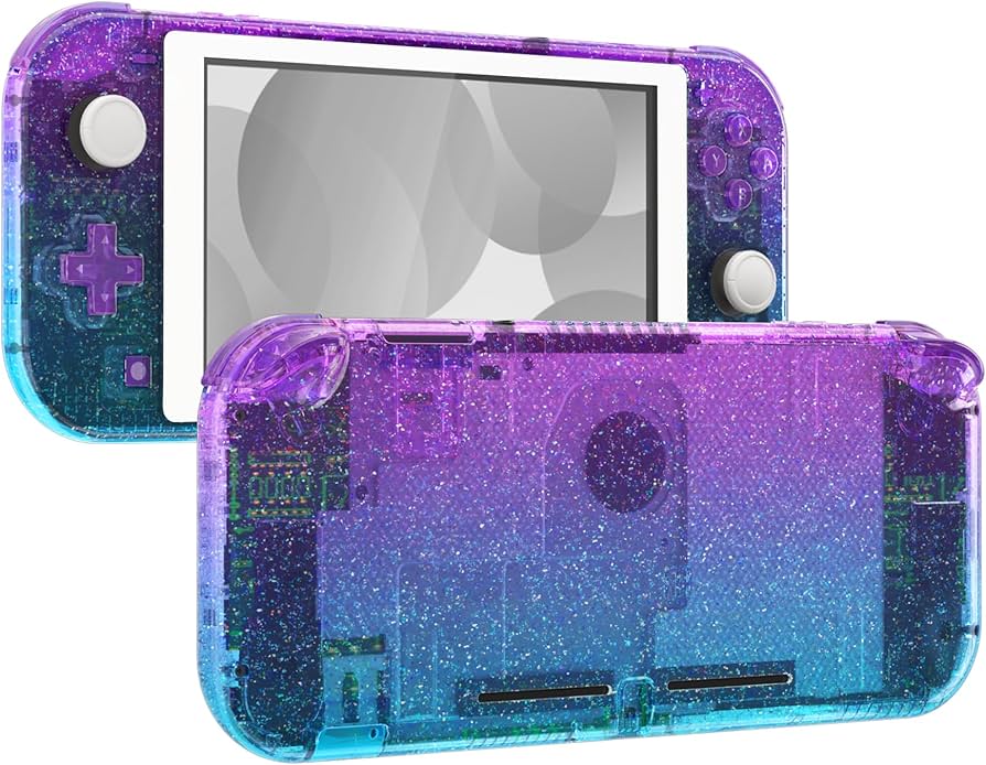 Amazon.com: eXtremeRate Glitter Gradient Translucent Bluebell Amazon.com: eXtremeRate Glitter Gradient Translucent Bluebell