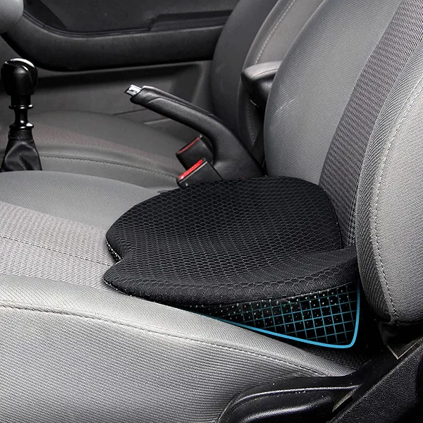 Livtribe Car Seat Cushion - Memory Foam Car Seat Pad - Sciatica & Lower Back Pain Relief - Car Seat Cushions for Driving - Road Trip Essentials for Drivers(Black)