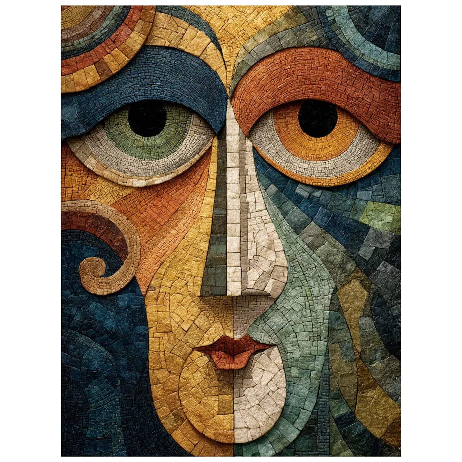 Malowanie według numerów dla dorosłych Abstrakcyjne malowanie według numerów 100 x 135 cm zestaw do malowania farbami akrylowymi płótno do malowania według numerów twarzy i pędzla malarskiego, duże