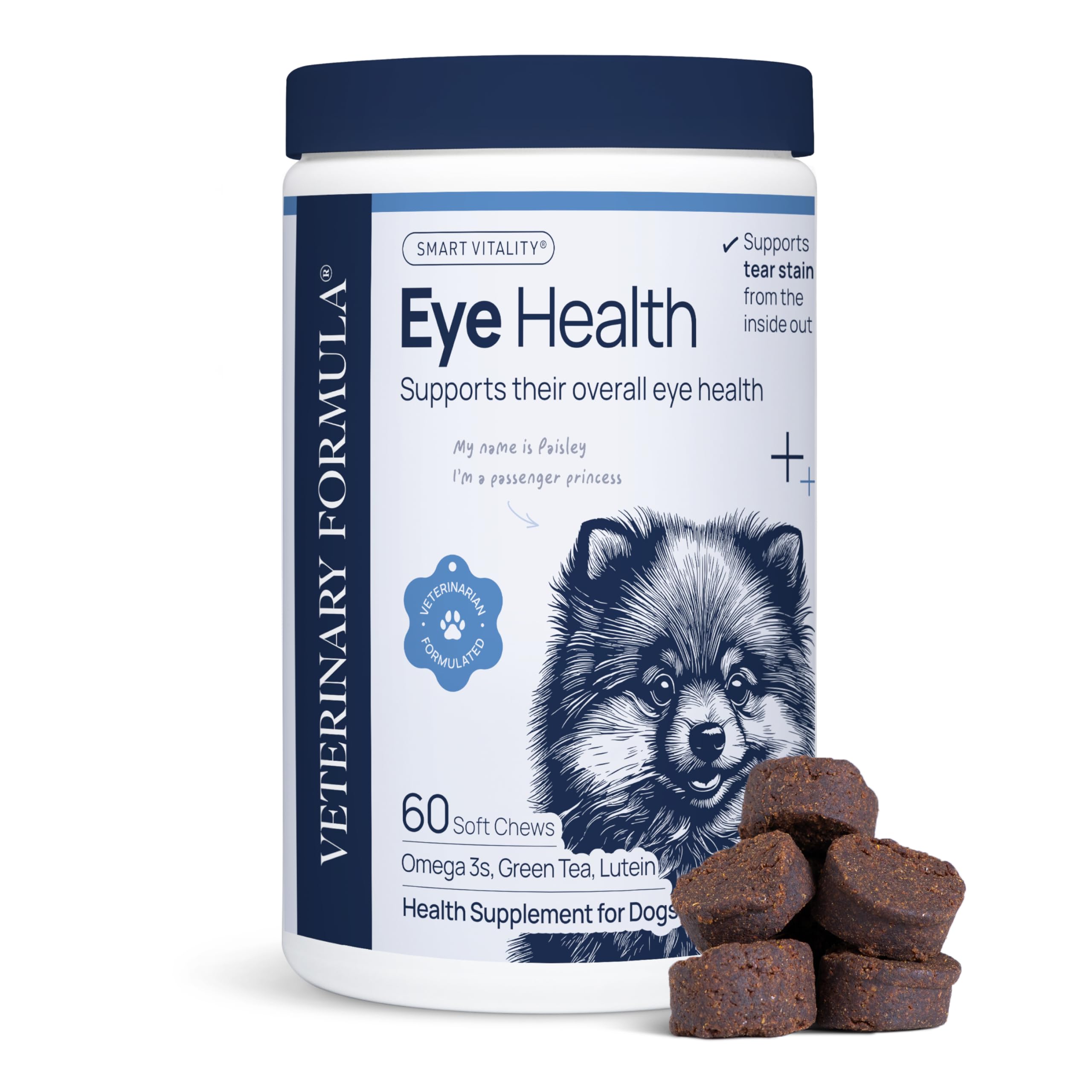 Veterinary Formula Smart Vitality Eye Health Supplement, 60 Soft Chews