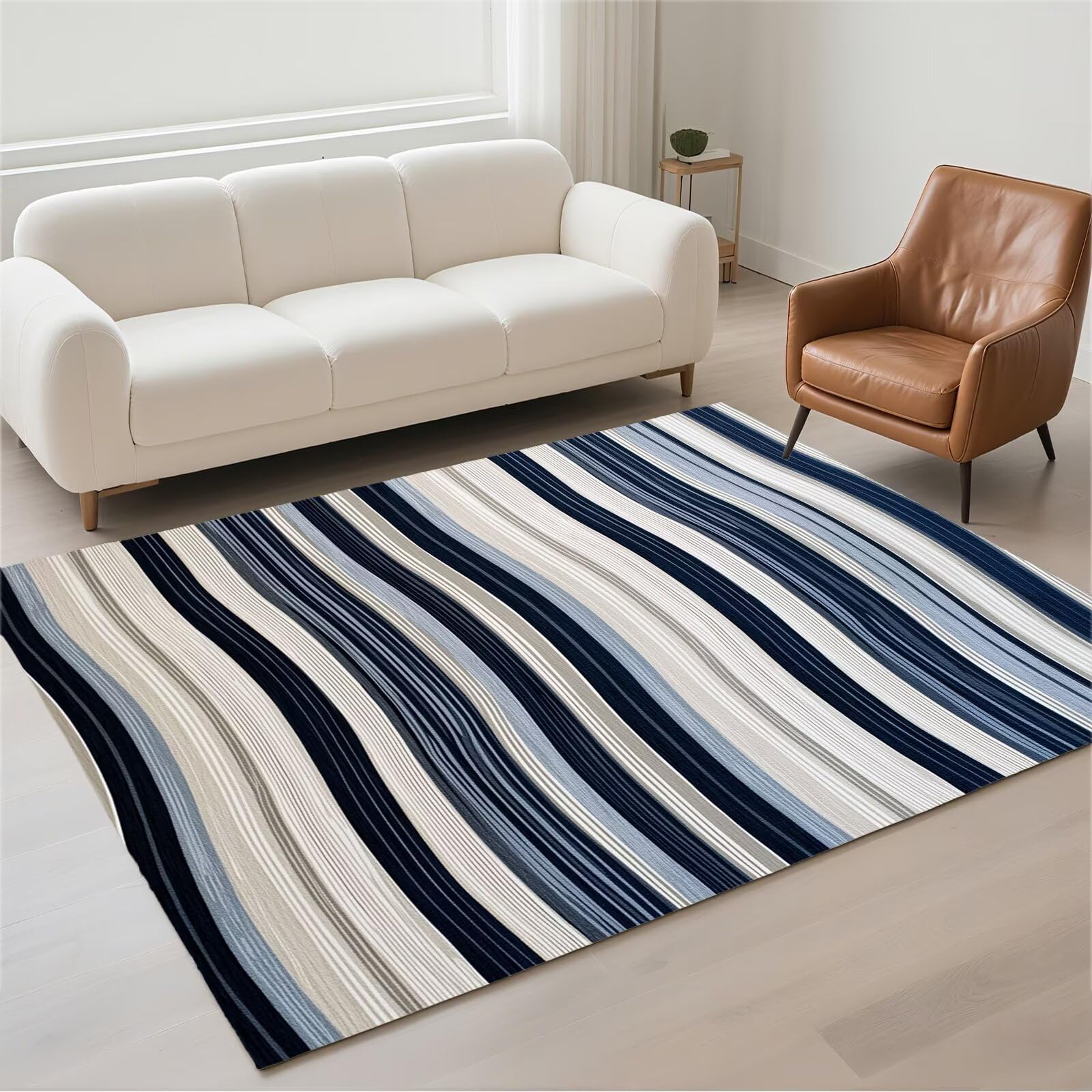 Tapis de couloir antidérapant gris 50x80 résistant pour éviter les chutes