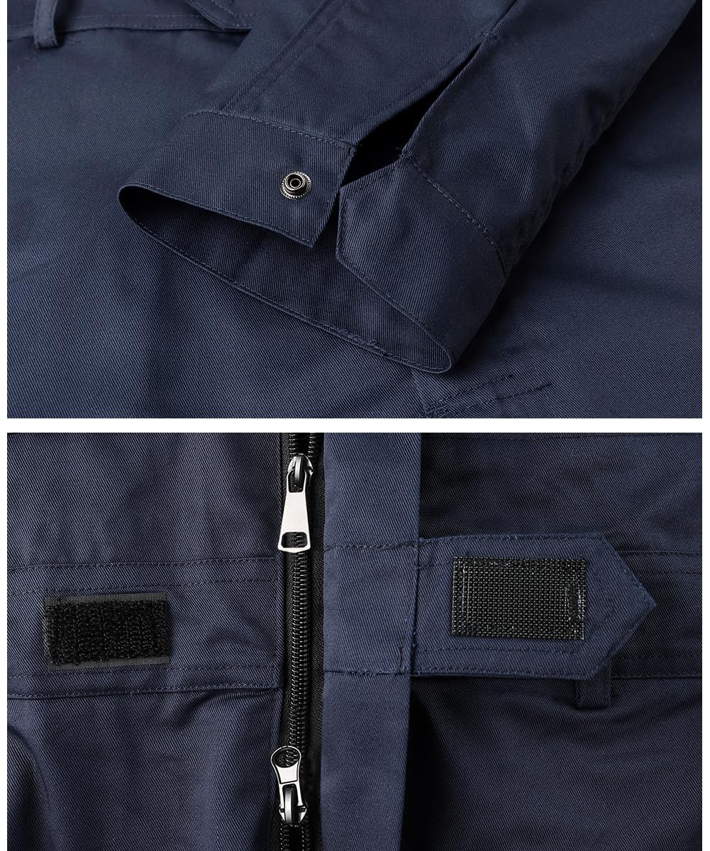 Mono Mecanico Hombre Mono de Trabajo con Alta Visibilidad Funda de Trabajo Mujer Reflectante Mono de Pintor Ropa de Trabajo para Taller