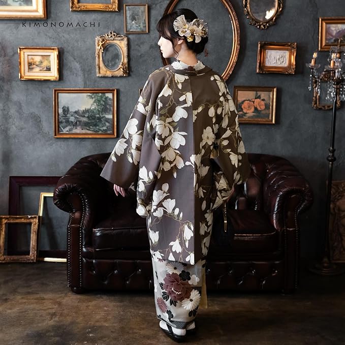 Amazon | [KIMONOMACHI] オリジナル 2025-26 羽織 単品 02.アラベスク