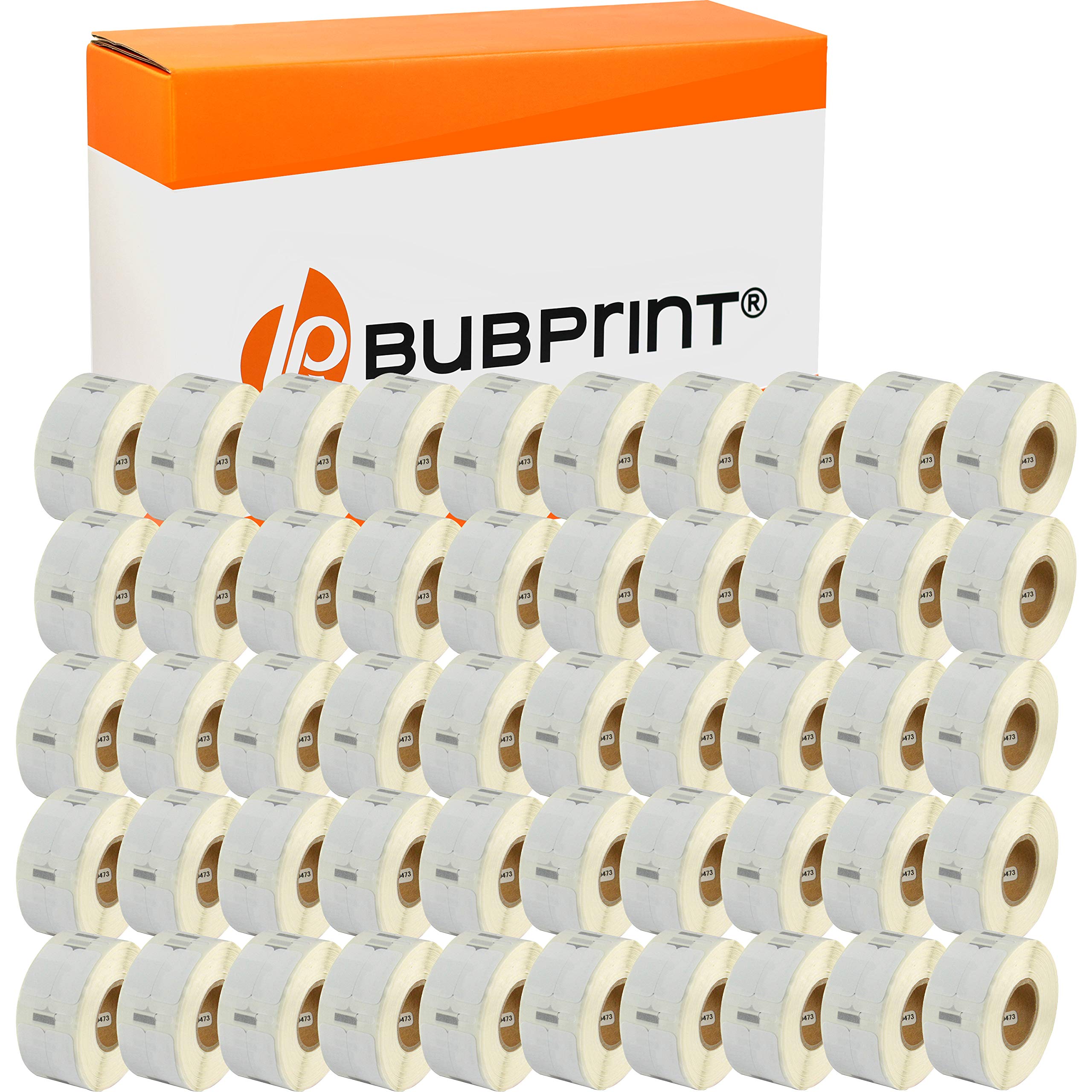 Bubprint 50 Etiketten kompatibel mit Dymo 11353 S0722530 25x13mm Weiß