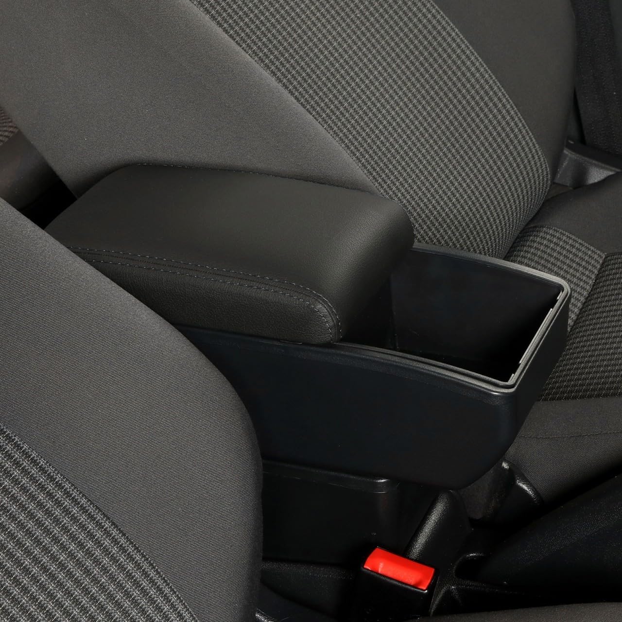YJYWZH Compatible with Opel CORSA E Braccioli Doppio Strato Bracciolo Auto Console Centrale Scatola Portaoggetti Supporto del Braccio