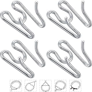 DEYACE Prong Collar Links, (4 Pack) Sprenger Pinch Collar Extra Links (3.80mm-4.00mm, 4 Pack Links)