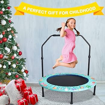 Amazon | 36インチ トランポリン 子供用 ミニトランポリン 調節