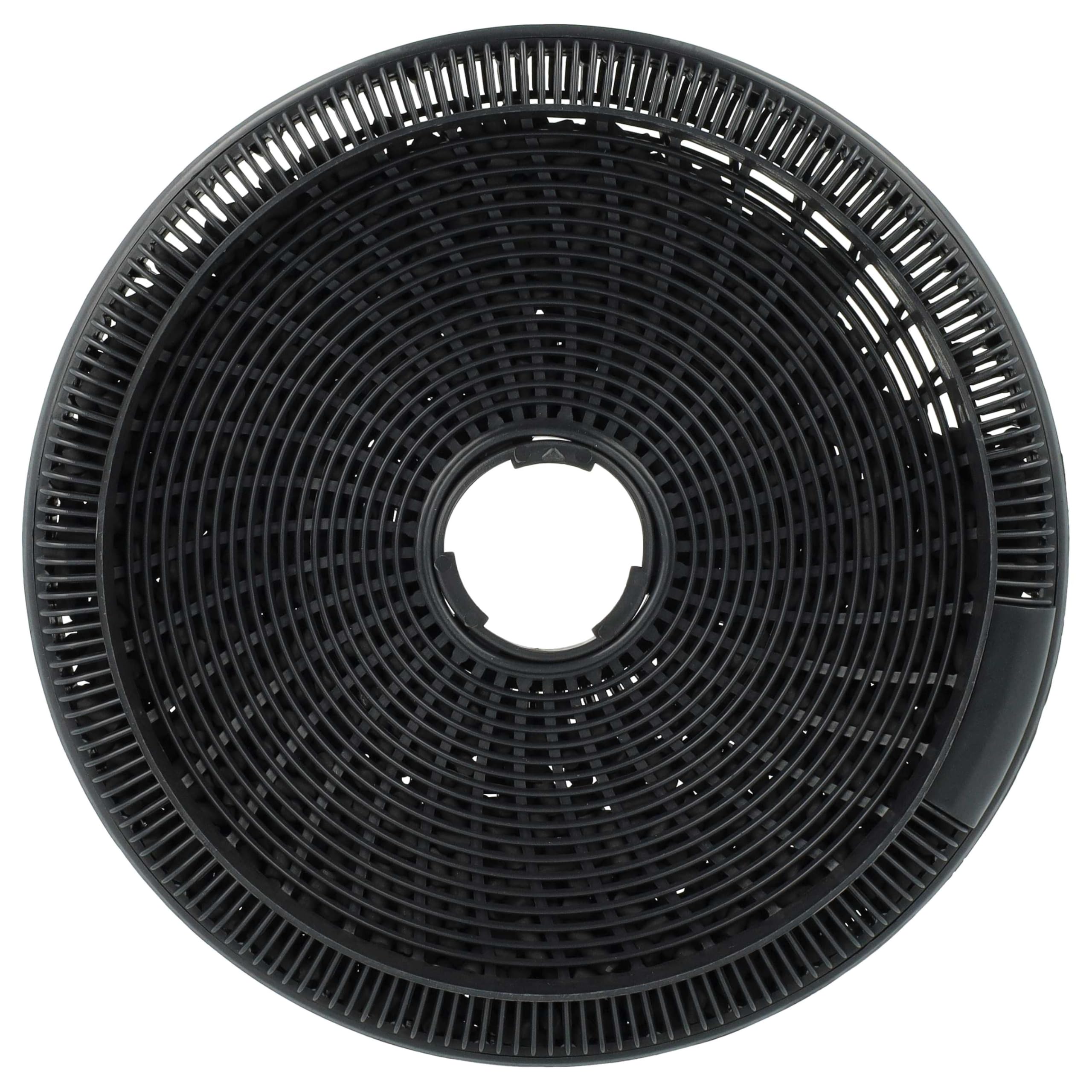 vhbw 10 x filtr z węglem aktywnym zastępuje FABER 8718868949813, AS-AZKF350, 112.0459.452, 1120459452, F16 do okapów kuchennych