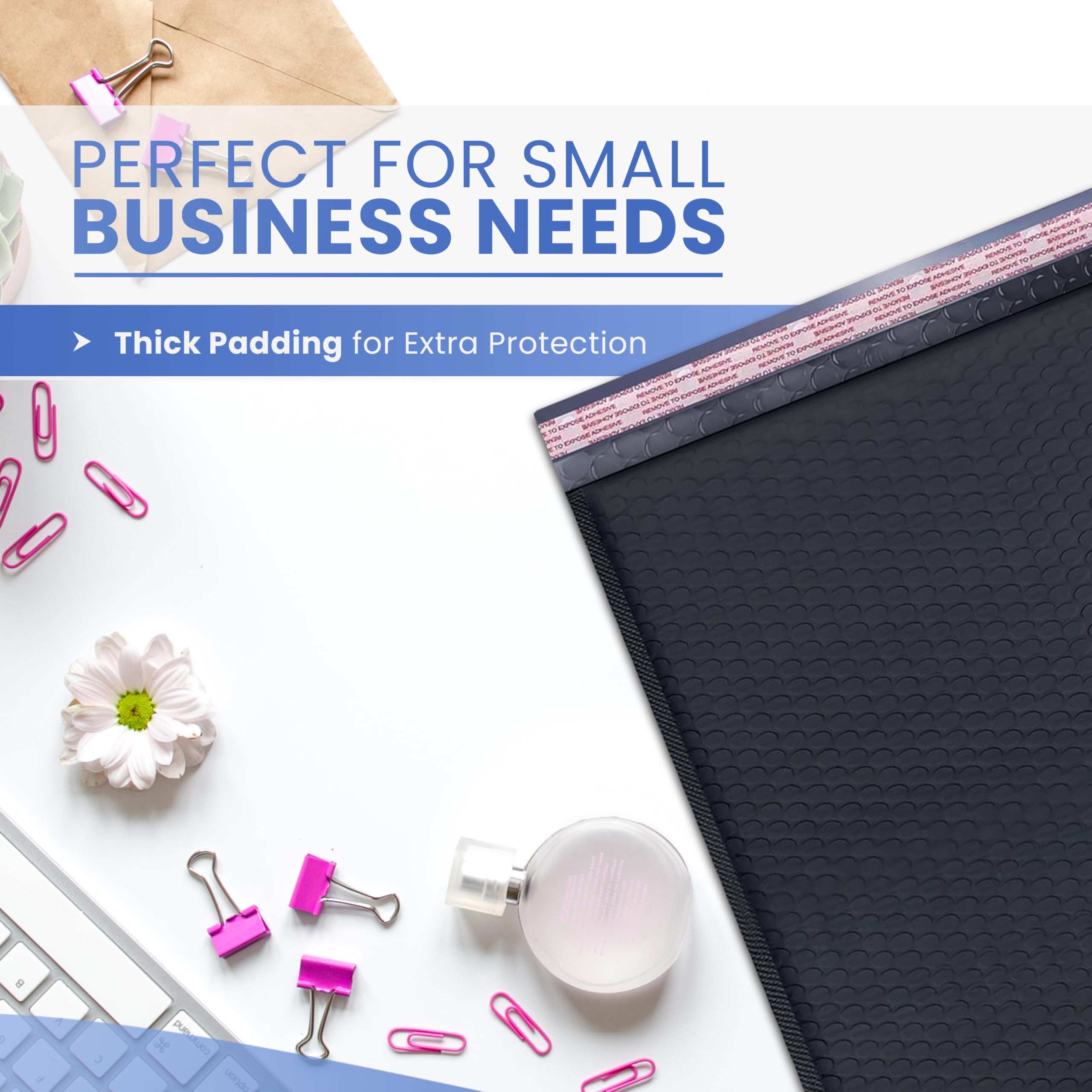 Buste Bubble Mailer Ecologico Buste Imbottite EcoSwift #4 - Dimensioni 9,5 X 14,5 Pollici, Poliethylene Riciclabile, Confezione Da 1 A 4200 Buste Polietilene Riciclabile - Foto 7