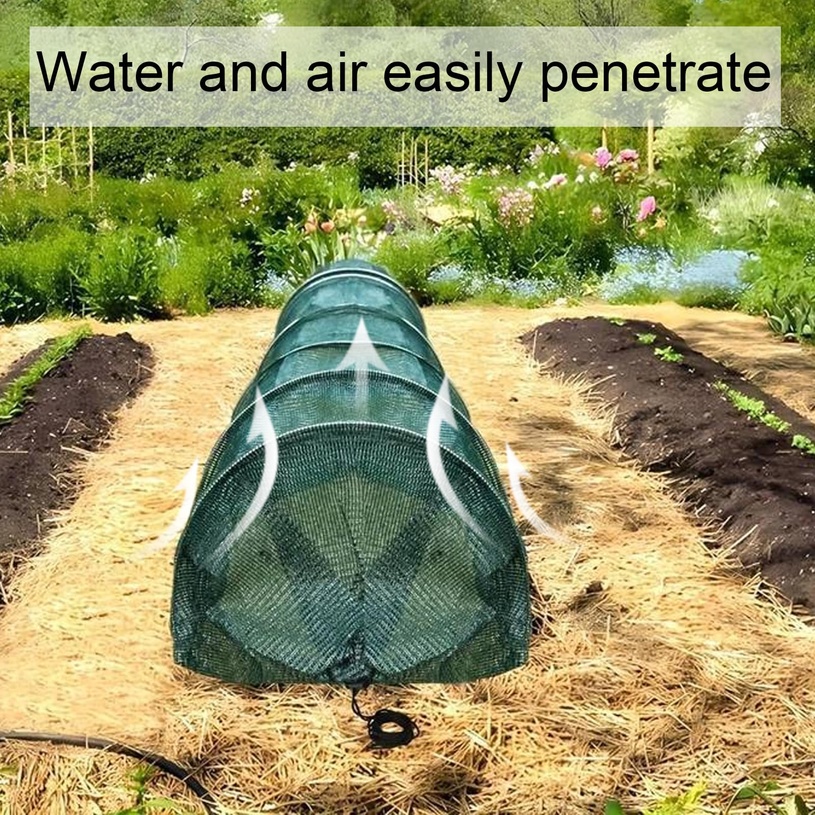 Lot de 3 arches tunnel professionnelles pour serre - 300 x 45 x 45 cm - Arceaux en acier galvanisé très résistants - Protection contre le gel, le vent et la grêle - Parfait pour les jardins, les