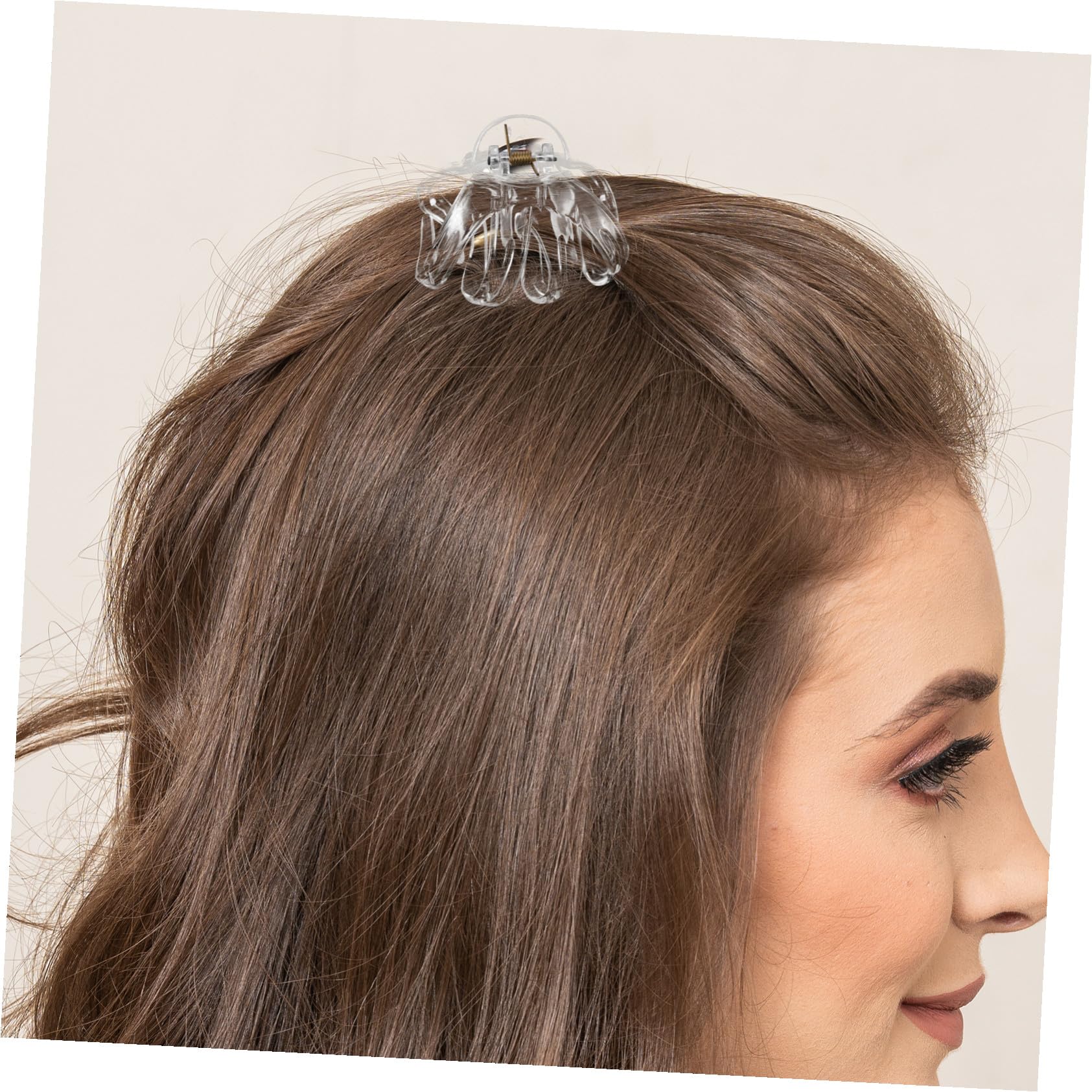 Hemobllo 15pezzi Fermagli per Capelli Grandi in Plastica Trasparente Artigli Fermagli per Capelli da Donna alla Moda e Divertenti