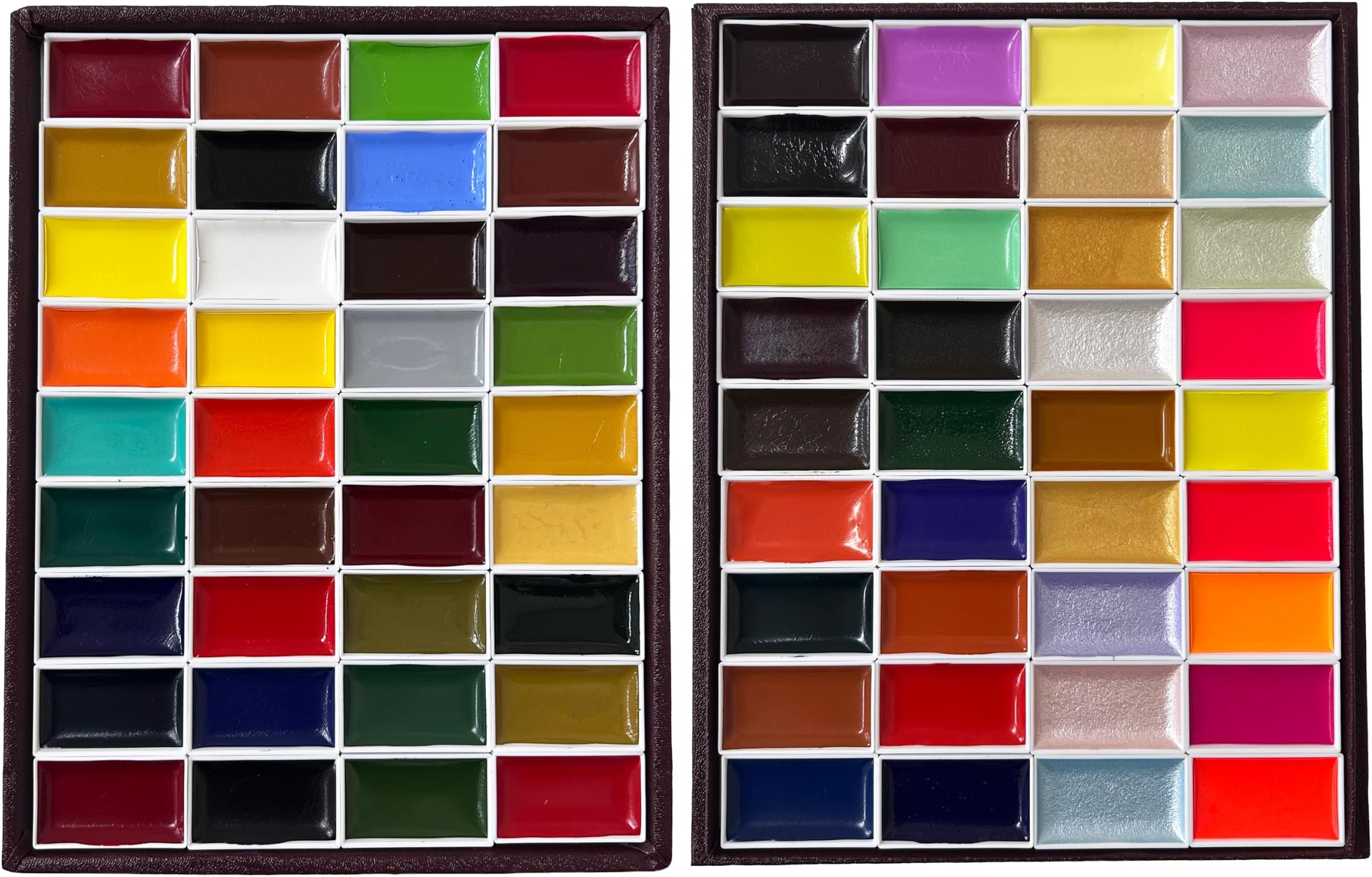 KISSOH GANSAI-72 Gansai 72-Color Japanese Watercolor Paint Set