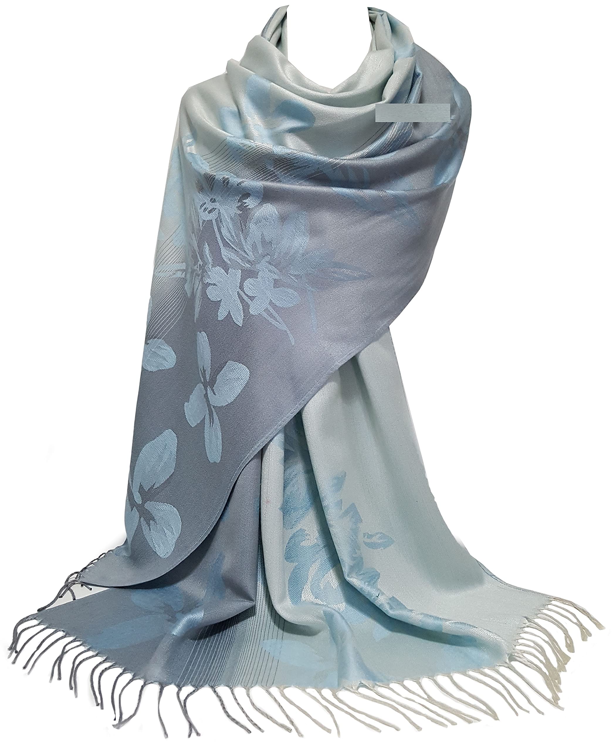 GFM® Floral Pattern Pashmina Style Scarf Shawl (FRL3)