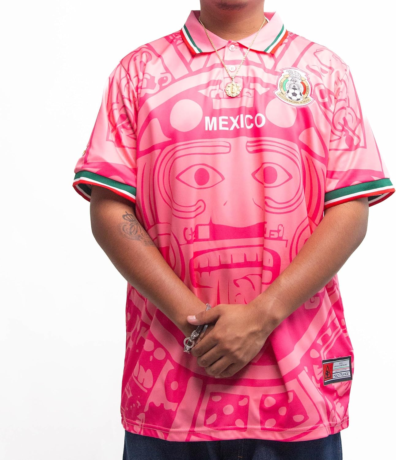 MadStrange Mexico Retro Soccer Jersey