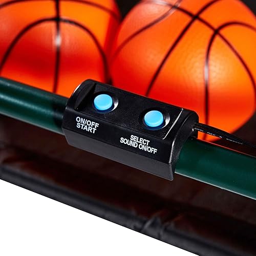 Miniatura 6 de Lancaster Sports EZ Fold - Juego de arcada de baloncesto, juego de arcade de doble aro para 2 jugadores
