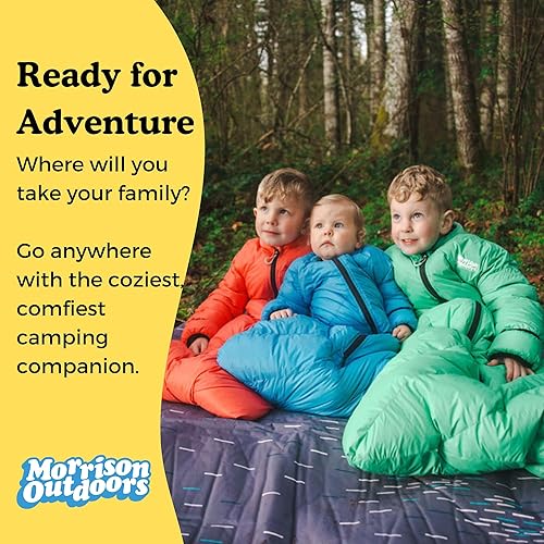 Miniatura 6 de Mighty Mo - Saco de dormir para niños de 40 (4 a 6 años). El saco de dormir cómodo y acogedor para niños, con puños ajustables.