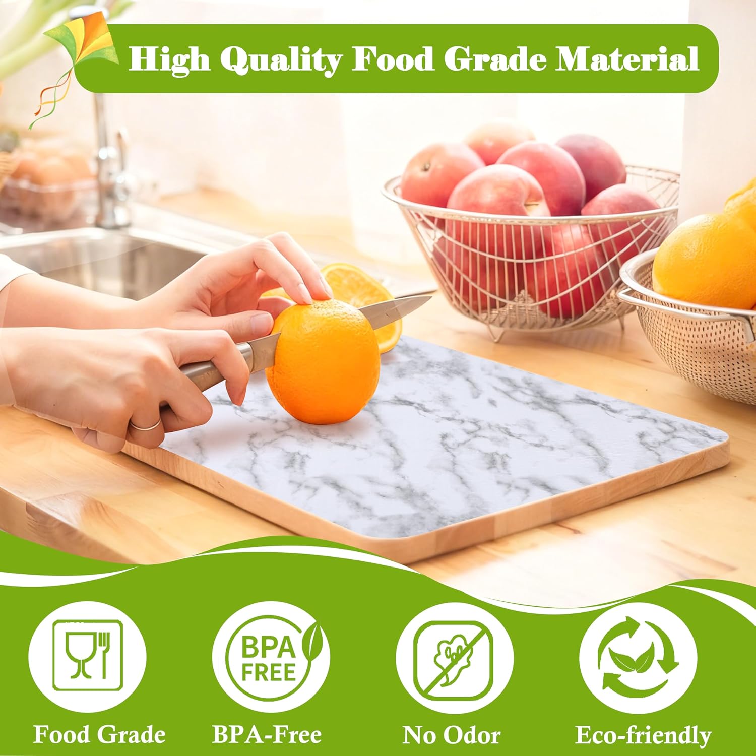 Shelf Liner for Kitchen Cabinets 24 Inch Wide X 20 Ft Non-Slip Cabinet Liner Non-Adhesive Waterproof Oil-Proof Shelf Paper Strong Grip Drawer Liners for Bathroom Refrigerator Pantry Bedroom Cupboard