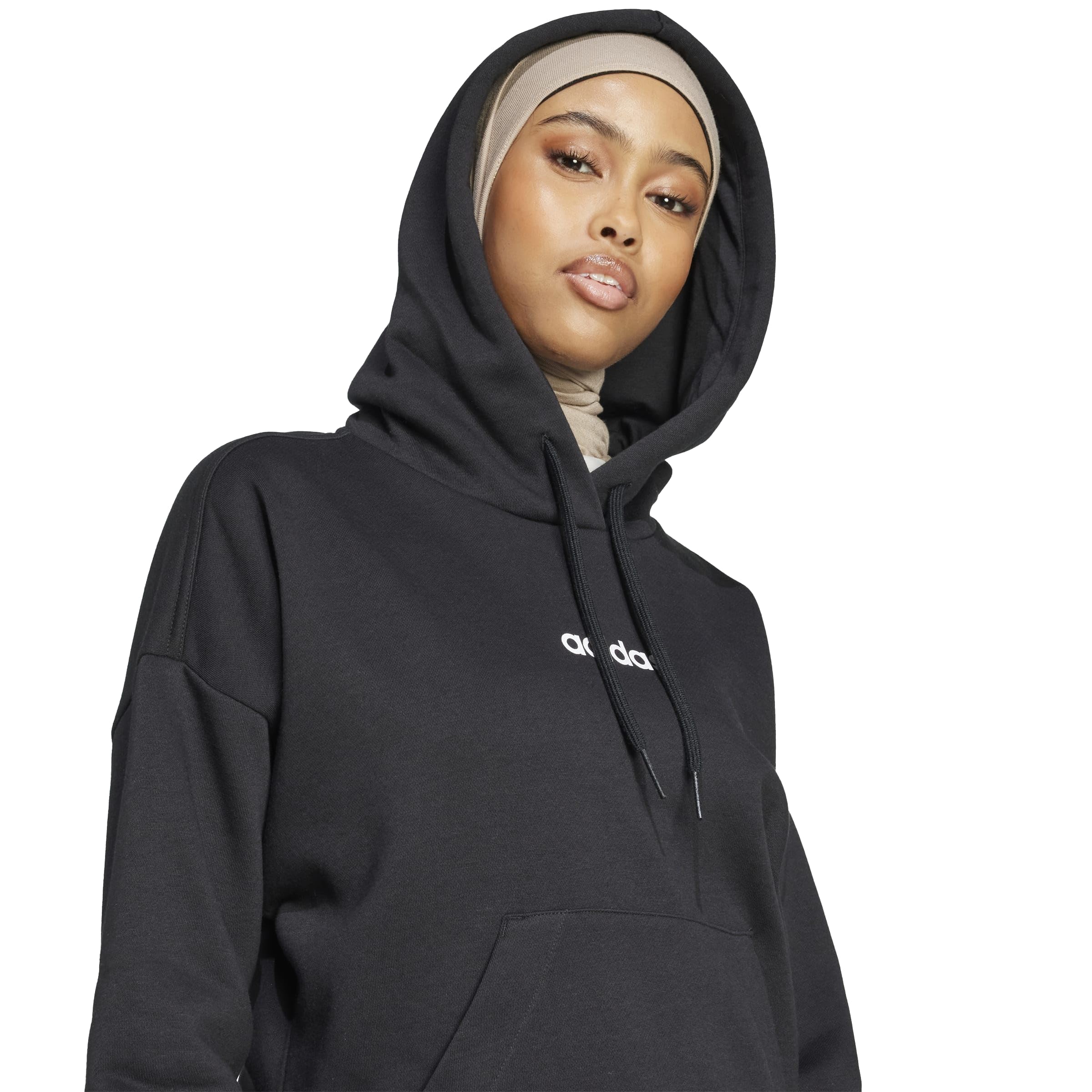 Adidas Femme Essentials Linear Fleece Hoodie