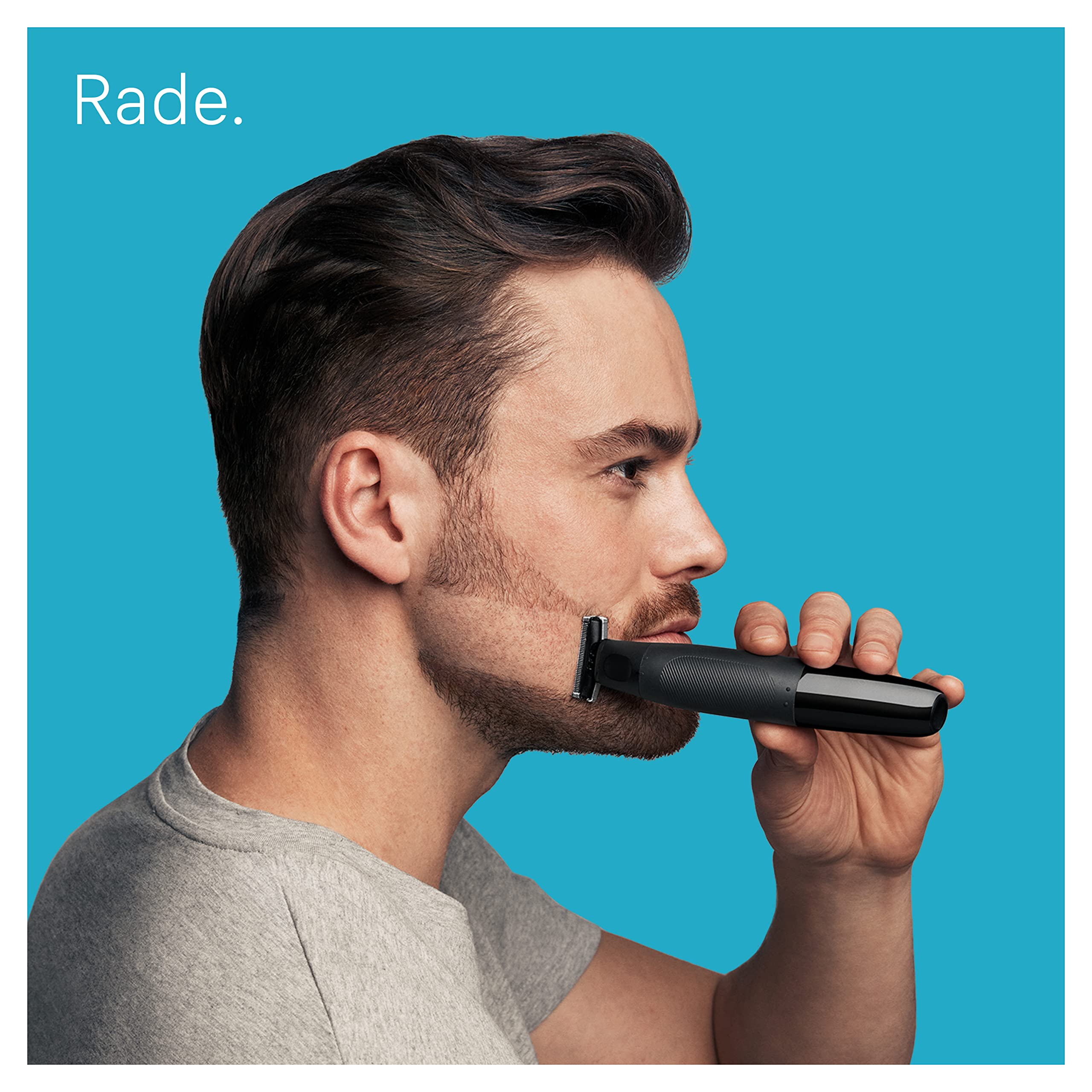 Braun REGOLABARBA UOMO e RASOIO ELETTRICO BARBA E Capelli Series X, Testina Flessibile Con lama 4D A Due Direzioni E Protezione SkinShield, 45 Minuti Di Utilizzo Senza Fili, Idea Regalo, XT3200