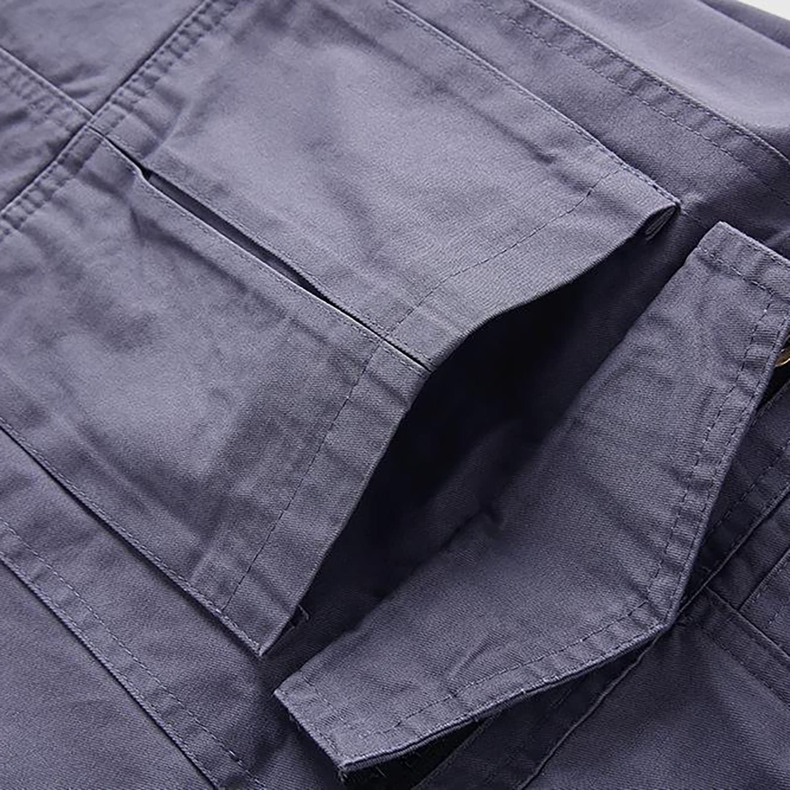 Genérico Pantalones Cortos cómodos para Hombres Ideal para Trabajo y Actividades al Aire Libre no se deforma con Lavados Tiro Medio para Mayor Comodidad Confortables y duraderos