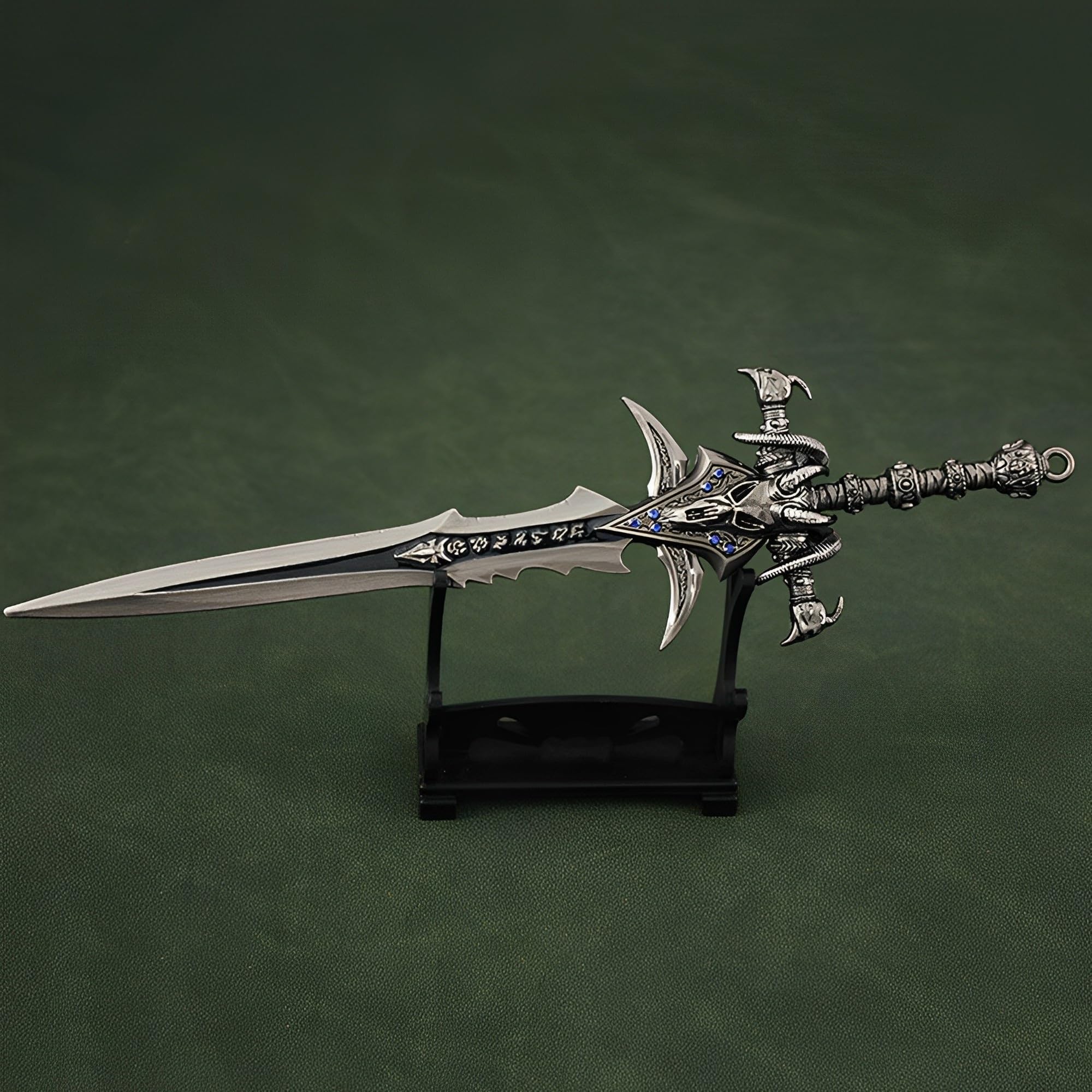 Figurine Anime, Modelli in Miniatura di Personaggi Giochi Fantasy con Supporti, Ashbringer, Frostmourne, Gorehowl