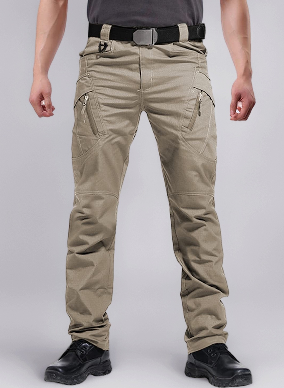 Men's Outdoor Cargo Work Trousers Military Tactical Pants Combat Ripstop Trousers