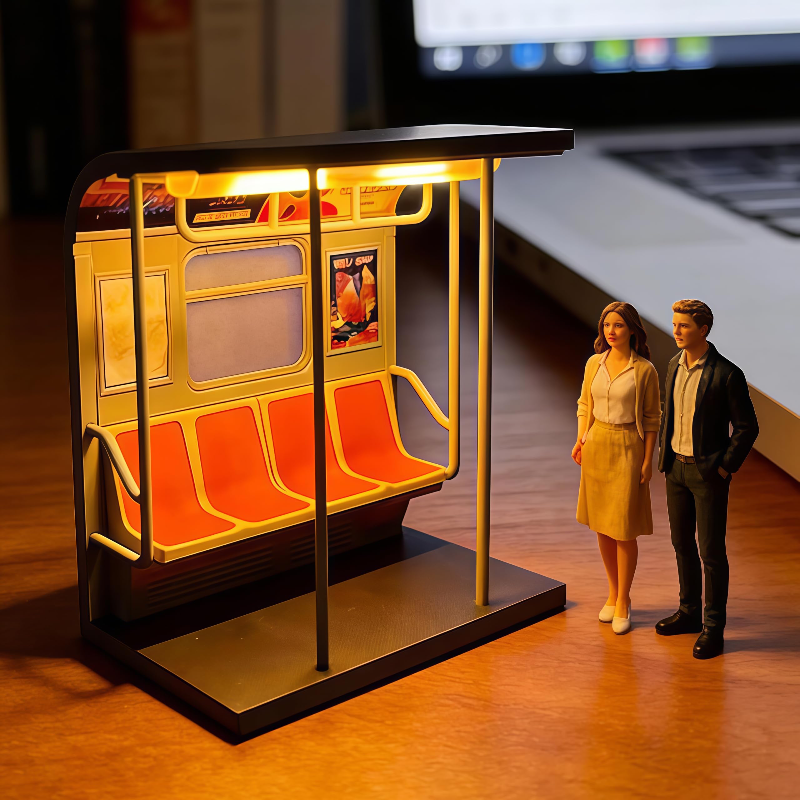 2026 New NYC Subway Train Lamp – Includes 3 Interchangeable 