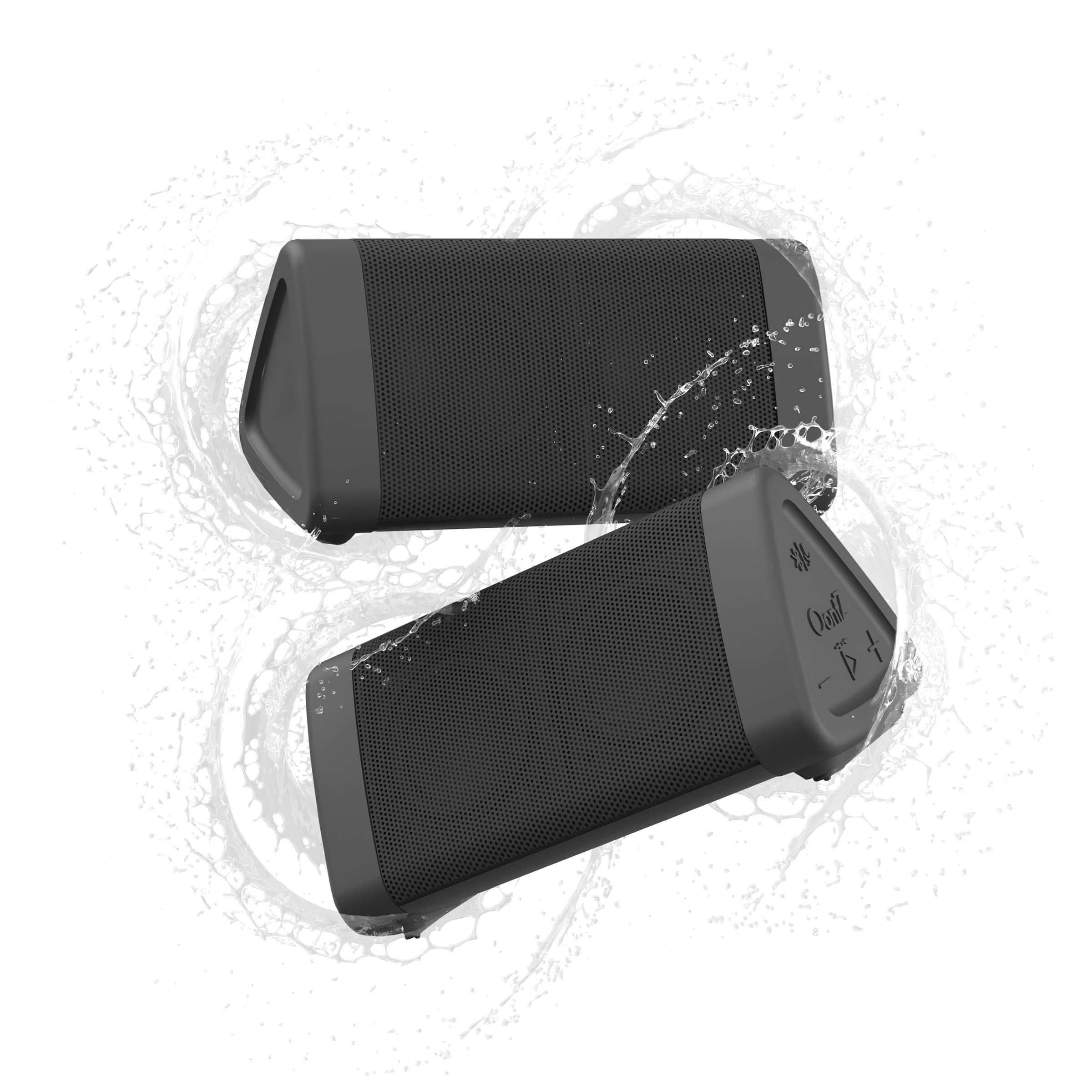 OontZ Angle 3 Bluetooth Speaker, Dual Edition, up to 100ft Bluetooth Range, Portable Wireless Speaker, Crystal Clear Stereo Sound, Rich Bass, Pairable Bluetooth Speakers, Black