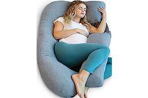 Pharmedoc Pregnancy & Adult Body Pillow: Full-Size Comfort for Universal Support