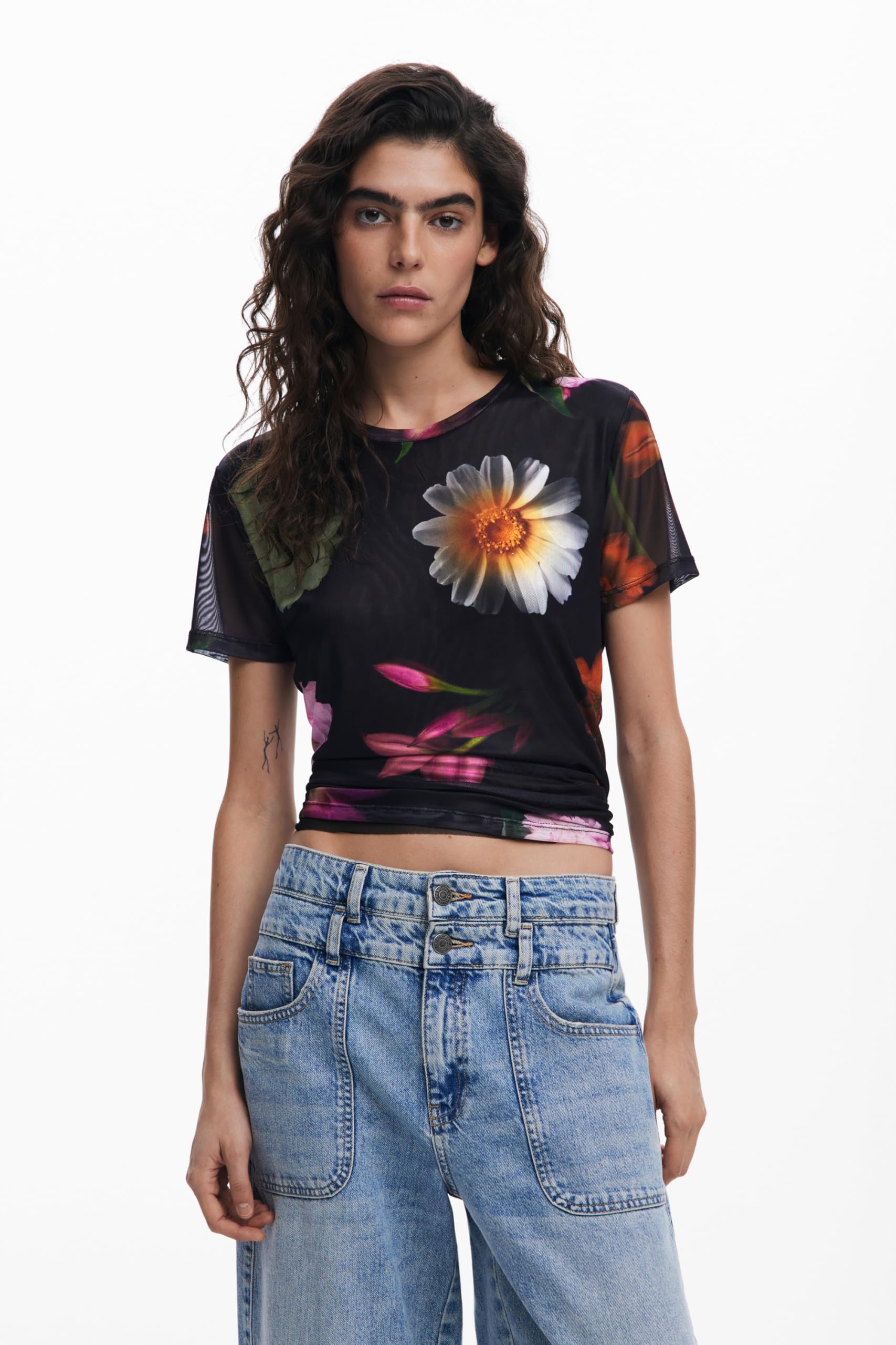 Desigual 25swtk88 T-Shirt Donna (Pacco da 1)