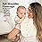 5-Pack Muslin Burp Cloths Baby Boy, Girl - Very Absorbent Baby Burp Cloth Rags, 8-Layers Viscose Derived from Bamboo Cotton Muslin Towel, Super Soft Spit Up Rags, No Shrink Washcloths (Prism)