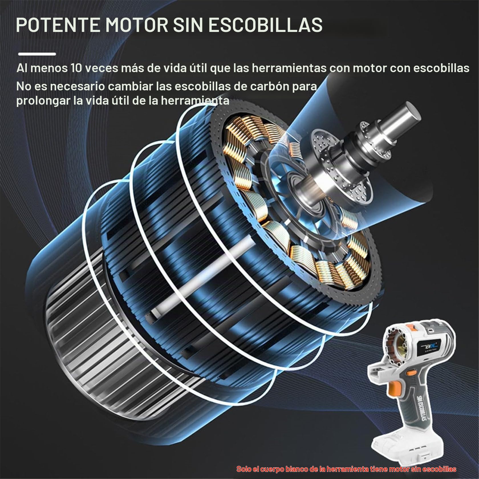 Kit Combinado De Herramientas EléCtricas Para CarpinteríA 10 En 1: Taladro De Impacto, Llave EléCtrica, Sierra Circular EléCtrica, Sierra De Alambre, Taladro EléCtrico, Sierra De Sable, Motosierra