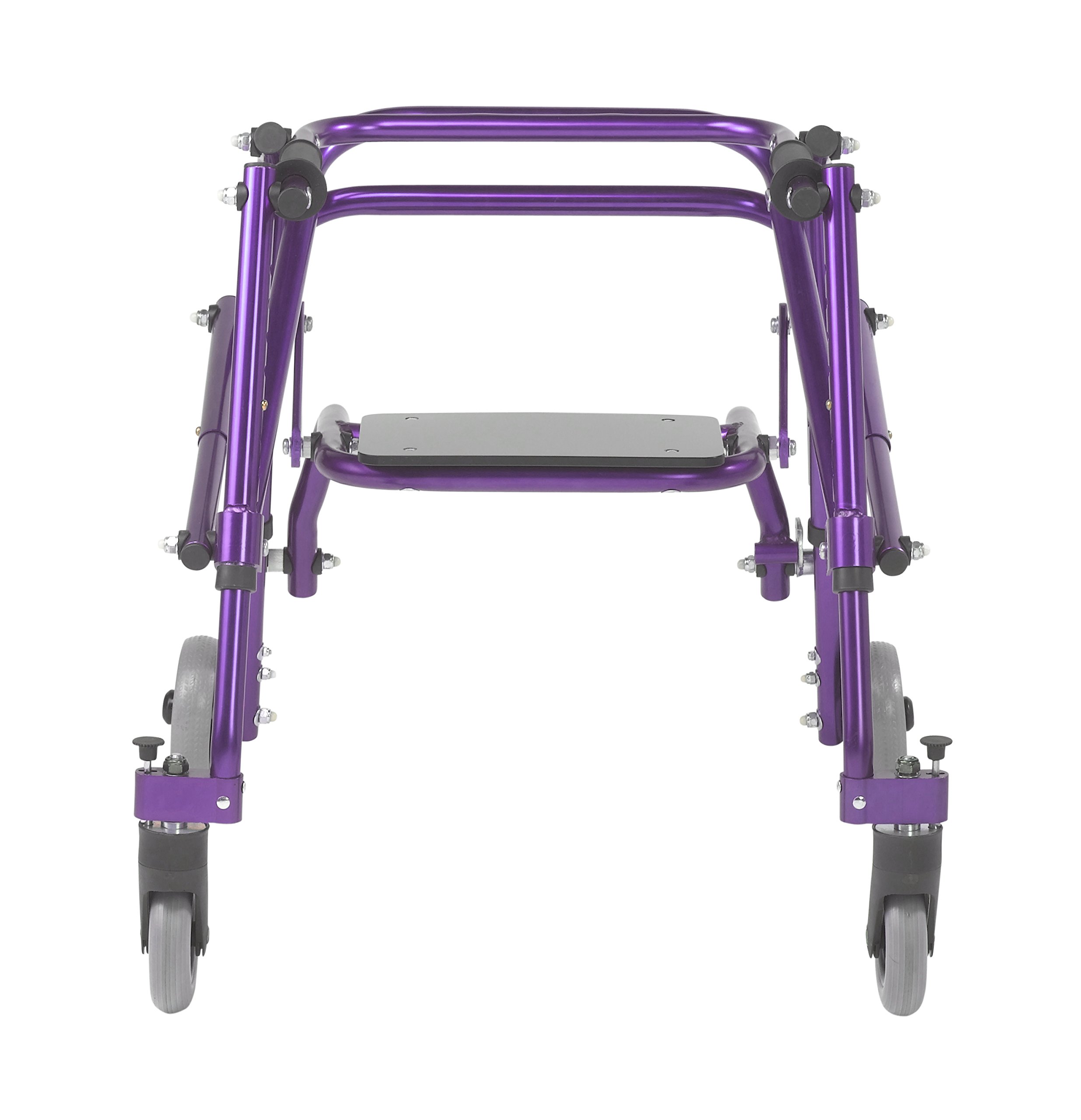 Inspired by Drive Nimbo 2G Posterior Walker with Seat Wizard Purple Small | Lightweight Posterior Walker with Padded Seat Lets Users Rest and Move Safely with Adjustable Sturdy Support product thumbnail 7