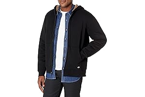 Dickies Men's Sherpa Lined Fleece Zip Hoodie