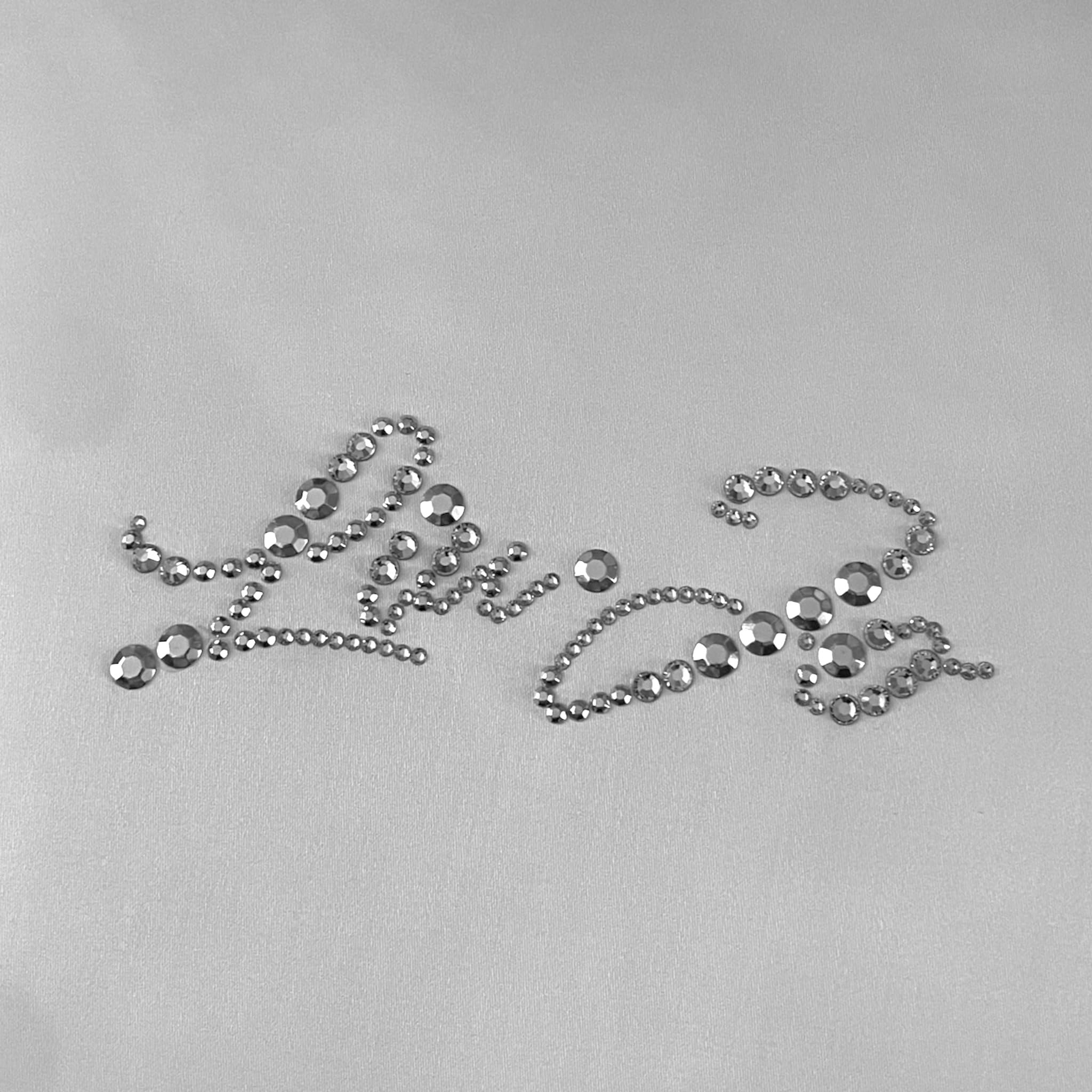 Liu Jo Milano Cuscino Arredo a Cuore in Cotone Rasatello 30x35 cm – Sfoderabile con Cerniera – Logo in Punti Luce – Made in Italy (Bianco)