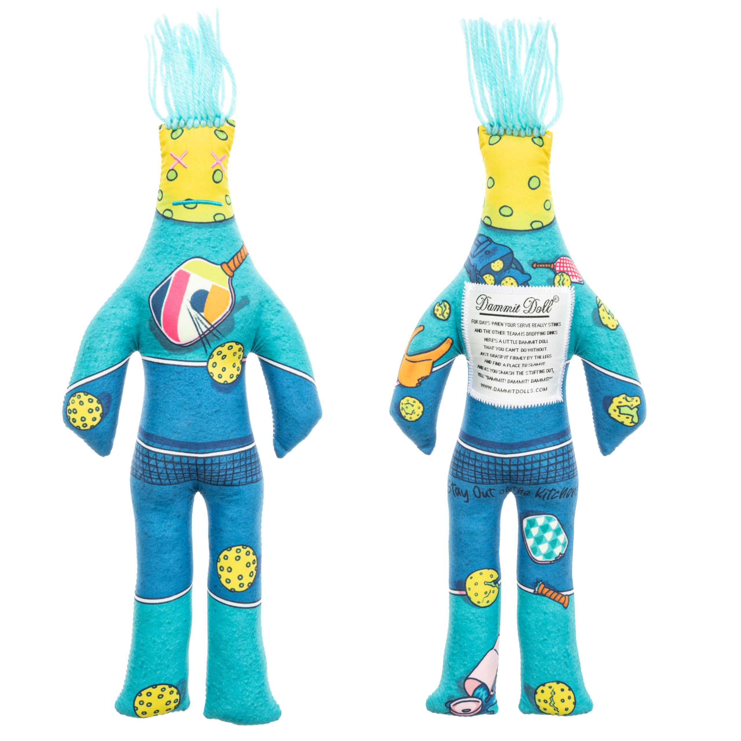 Dammit Doll - Limited Edition Sports Struggles Collection - Stress Relief, Gag Gift (Pickleball Doll)