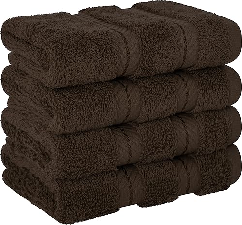 Miniatura 264 de American Soft Linen - Juego de 4 toallas de baño, 100% de algodón turco de 27 x 54 pulgadas, toallas de baño extragrandes, toallas para ducha
