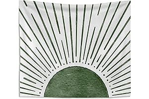 Knibeo Greenery Tapestry - Bohemian Wall Art for Aesthetic Room Decor