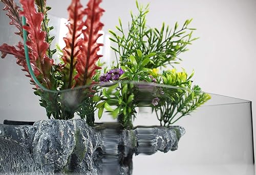 Miniatura 2 de PENN-PLAX AquaTerrium - Tanque de plantación  Acuario hidropónico con sistema de filtro integrado para plantas vivas y peces  185 galones