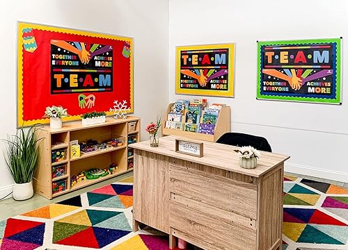 Miniatura 2 de Sproutbrite Decoraciones para el aula, carteles para profesores, tablón de anuncios del equipo y decoración de pared para temas de preescolar,