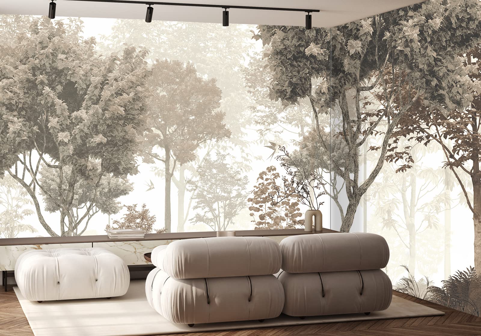 WESTON Wallpaper Removable Peel And Stick Fabric, Canvas Prepasted And Unpasted Traditional For Nursery Décor - View #6