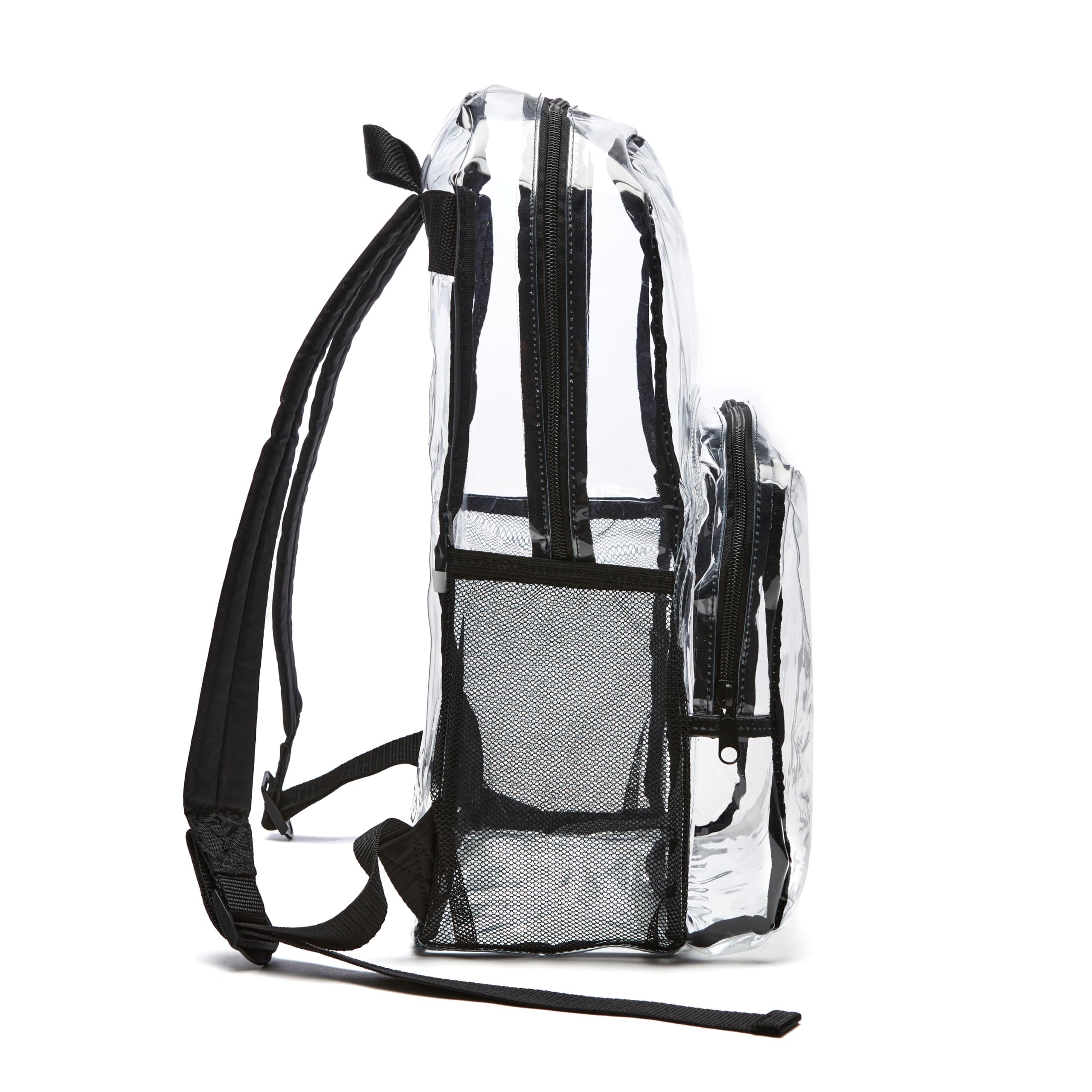 Amazon Basics Mochila Clásica de Diario Escolar, Transparente | 1 Unidad