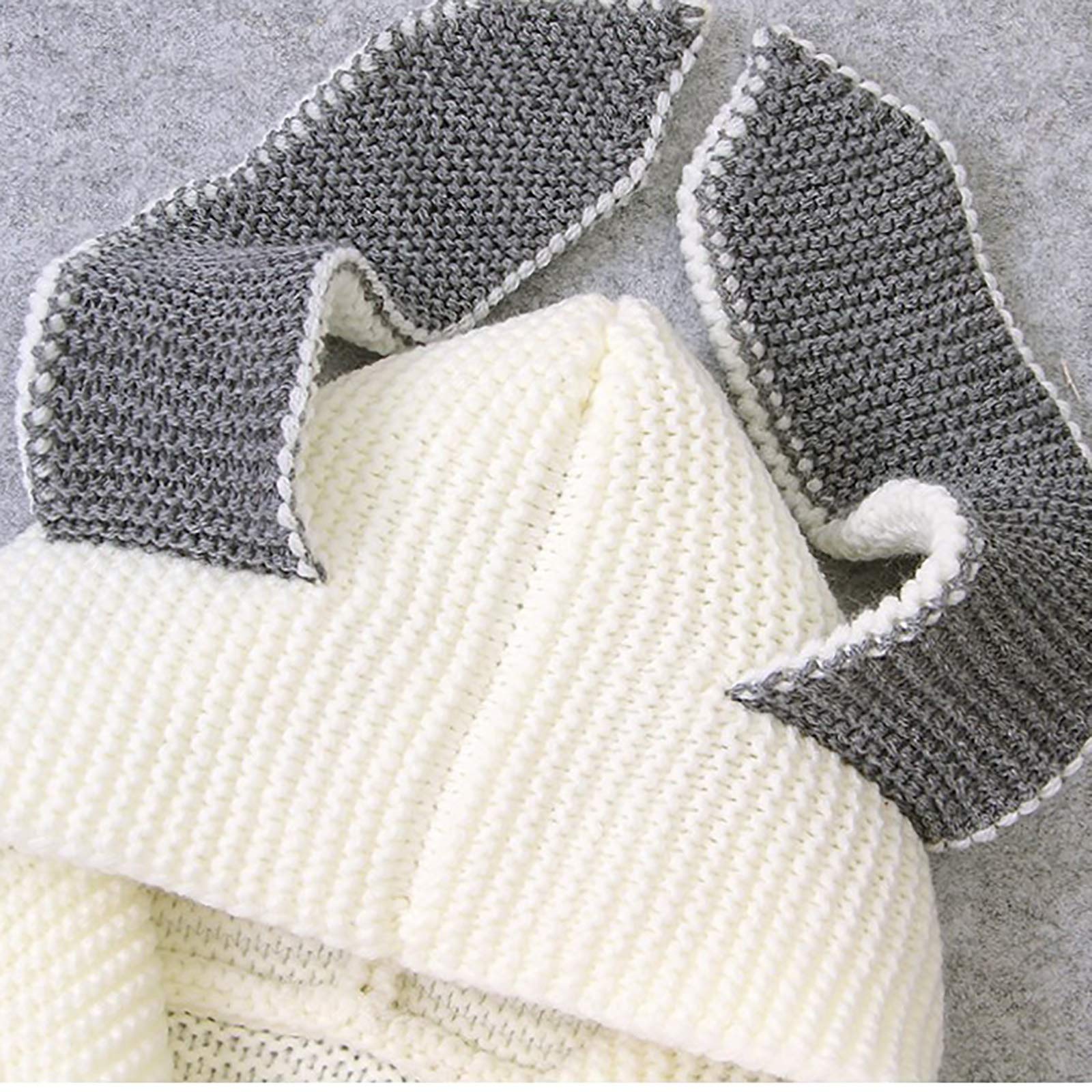 Pelele De Punto con Capucha para Bebé Recién Nacido, Traje De Nieve Más Cálido De Invierno para Niños Niñas Juguetes De Punto para Bebés,Beige,100