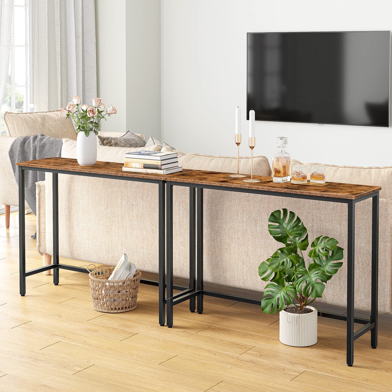 Buy HOOBRO Console Table, Hallway Table, Entryway Sofa Table