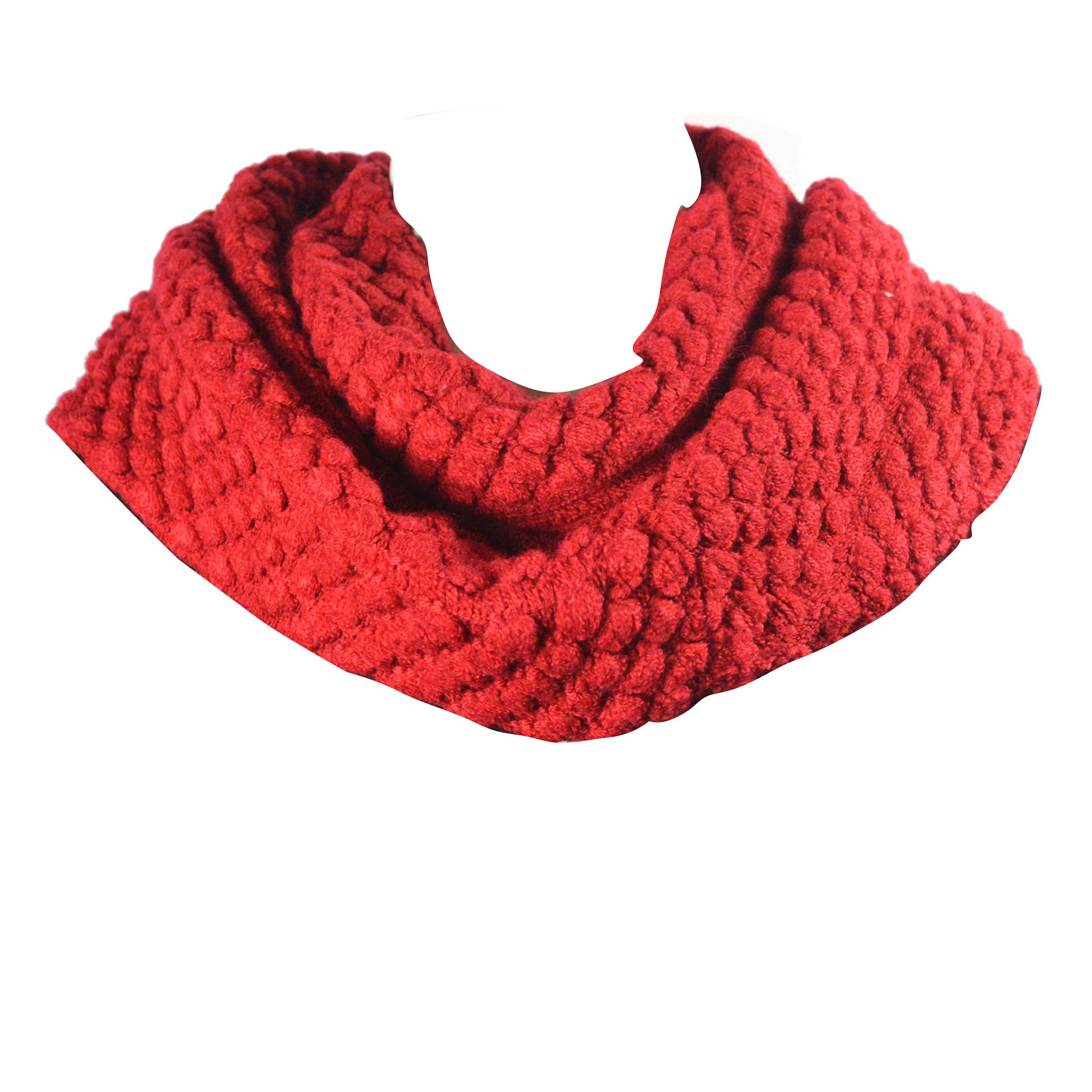 Purse babe Premium Winter Infinity Loop Snood Knit Scarf- Diff Colors Avail.
