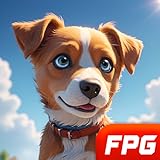 バーチャルドッグライフシミュレーターゲーム：かわいい子犬のペットレスキュー - 野良猫対犬の戦い - 究極の子猫シェルター動物アドベンチャーゲーム