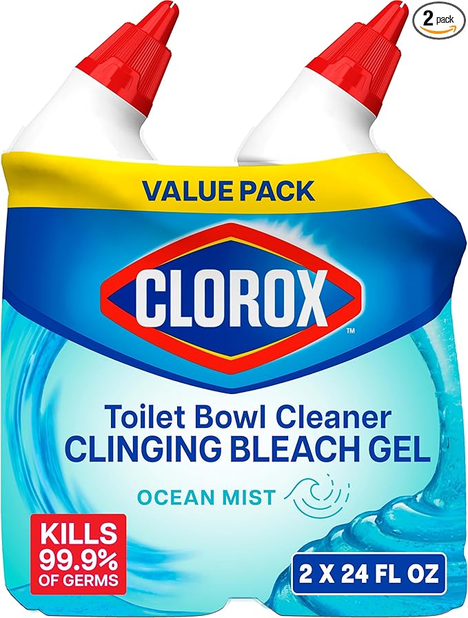 CLOROX Toilet Bowl Cleaner Clinging Bleach Gel