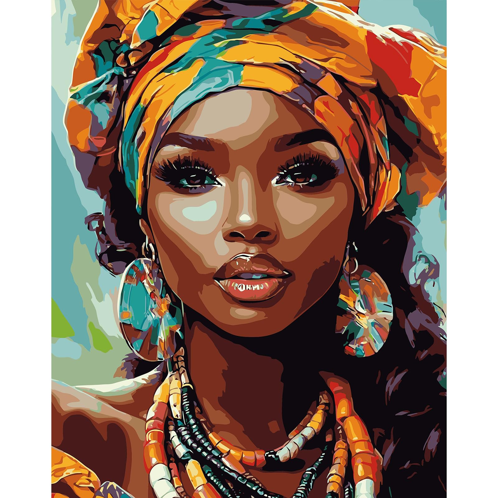 Malen Nach Zahlen Erwachsene Blumen - DIY Gemälde Set 40x50cm Mit Leinwand & Farben