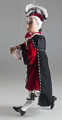 Miniatura 6 de Marionetas checas, Marioneta Wolfgang Amadeus Mozart - Marioneta tallada a mano y pintada a mano, magníficamente disfrazada, ideal para